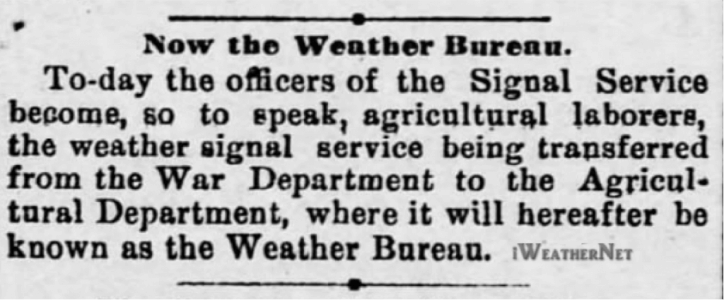 Except from the Harrisburg Telegraph (Harrisburg PA, July 1, 1891)