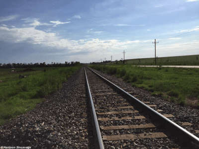 Chapman railroad tracks